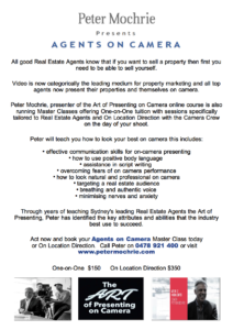 real estate video presentation skills