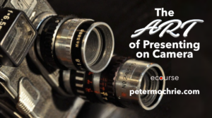 the art of presenting on camera